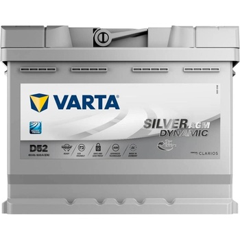 Image 1 of VARTA D52 Silver Dynamic AGM 60Ah 680A right+ (560 901 068 D852)