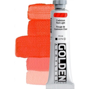 Golden Artist Colors Heavy Body АКРИЛНА боя Cadmium Red Light 59 ml 1 бр (0001090-2)