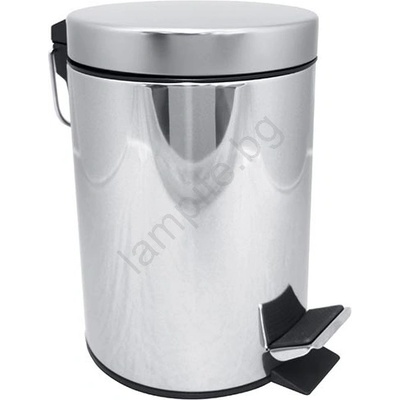Bemeta Кош за отпадъци 17x25, 5 см, неръждаема стомана/сребрист (BD0368)