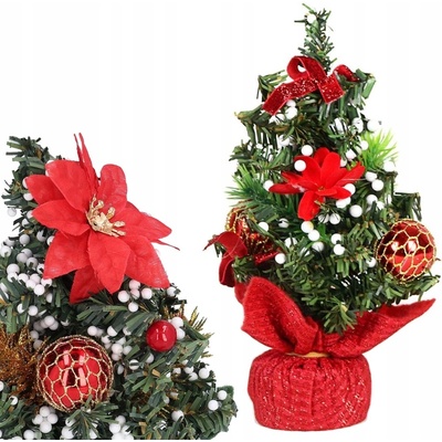 MagicHome ozdobený červený 41 cm