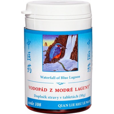 VODOPÁD Z MODREJ LAGÚNY QIAN LIE SHU LE WAN TCM Herbs 100 tabliet 30 g
