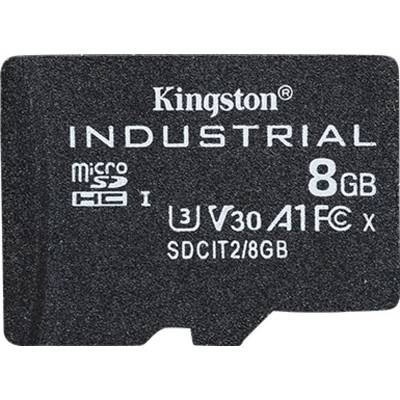 8GB microSDHC Kingston Industrial C10 A1 pSLC без адаптер (468242)