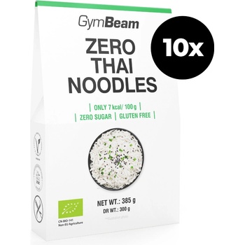 GymBeam BIO ZERO Тайландски нудли 10 x 385 g