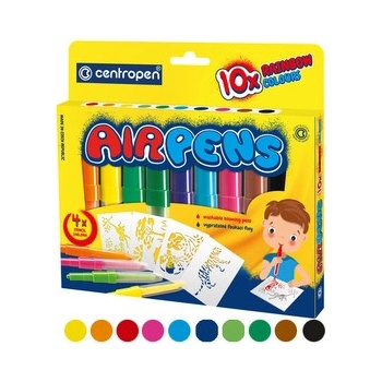 Centropen Air Pens Rainbow 1500 10 ks