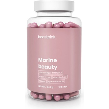 GymBeam BeastPink Marine Beauty 120 капс cookies & krém