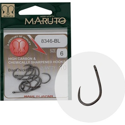 MARUTO 8346BL T.D.E.10° BARBLESS HC FORGED BLACK NICKEL vel.10 10ks