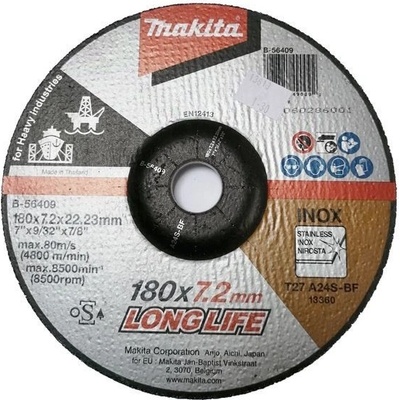 MAKITA B-56409 Kotúč brúsny 180x7,2x22mm plochý