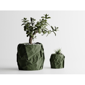 Кашпа Miami голяма тъмно зелен мат