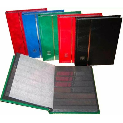 Leuchtturm Zásobník na známky BASIC, A5, 32 ks černých listů černé