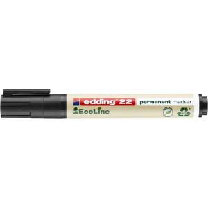 edding 22 черен перманентен маркер Ecoline 7580176000 (7580176000)