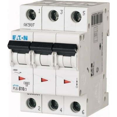 Eaton 3P D 10A 6kA AC PL6-D10/3 286611