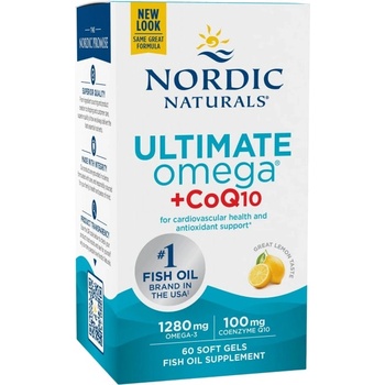 Image 1 of Nordic Naturals Ultimate Omega 1280 mg + CoQ10 [60 Гел капсули]