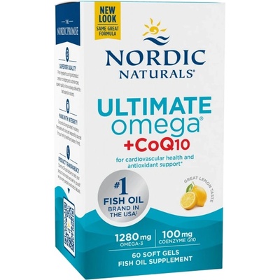 Nordic Naturals Ultimate Omega 1280 mg + CoQ10 [60 Гел капсули]