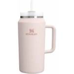 STANLEY 1913 Quencher H2.0 FlowState drinking bottle with straw 1.9L - Thermo mug Cools for 15 hours - 60 hours Ice cold - Dishwasher safe - Thermos bottle BPA free - Drinking cup - Rose Quartz - 100000112504