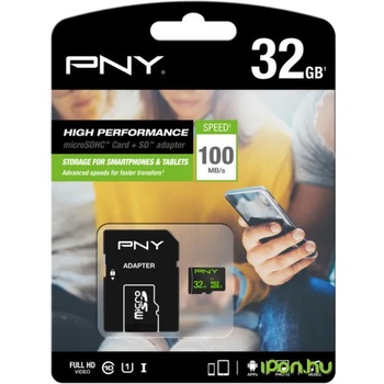 PNY MicroSDHC High Performance 32GB SDU32GHIGPER-1-EF