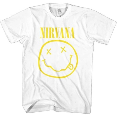 Nirvana Yellow Happy Face White L Риза (<![CDATA[NIRVTS04MW03]]>)