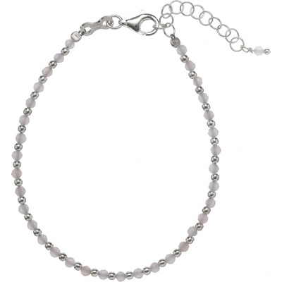 Alisia korálkový náramek z chalcedonu AL1235-Argento-Calcedonio