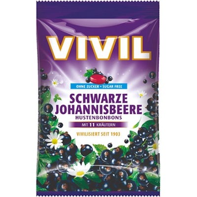 Vivil Cerny rybiz+11 bylin bez cukru 120 g