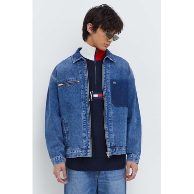 Tommy Jeans Дънково яке от памук Tommy Jeans в тъмносиньо преходен модел DM0DM18027 (DM0DM18027)