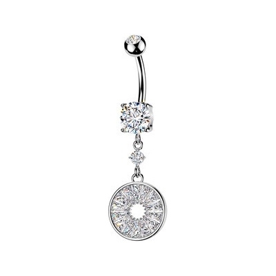 Šperky4U Piercing do pupíku kolečko WP0126