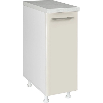 Matis Кухненски шкаф долен с една врата in mdf d30 бежов гланц