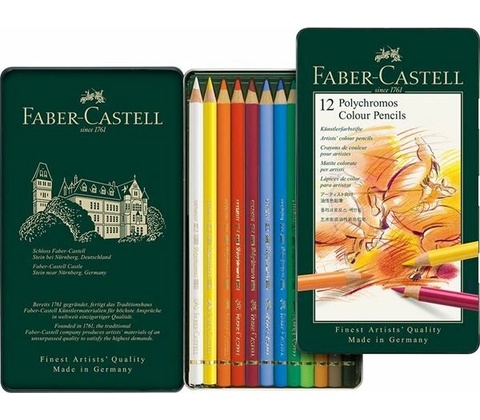 Faber-Castell Polychromos 110012 12 farieb