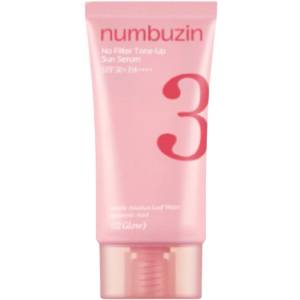numbuzin No. 3 No Filter Tone-Up Sun Serum - #02 Glow - Tone-up Слънцезащитен Серум 50ml