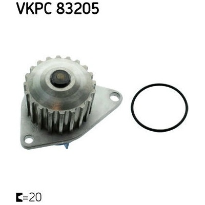 Vodní čerpadlo, chlazení motoru SKF VKPC 83205