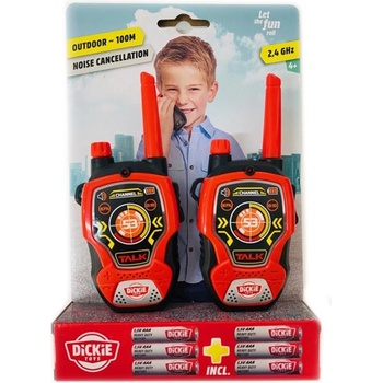 Dickie Toys Детска играчка Dickie Toys - Уоки-токита, 2 броя, червени (201118195)
