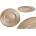 Qx impex kft IRIS стъклена плоча с оребрено злато 21x1, 3cm 102031 (102031)