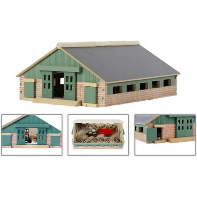 Kids Globe DREVENÁ KRAVIČKA OBCHOD 1:87 610492