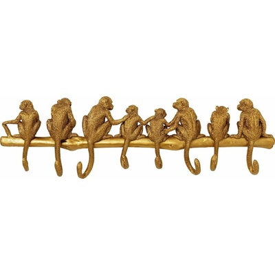 Kare Design Monkey 70 cm zlatý