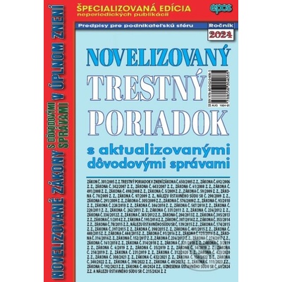 Novelizovaný Trestný poriadok - Epos