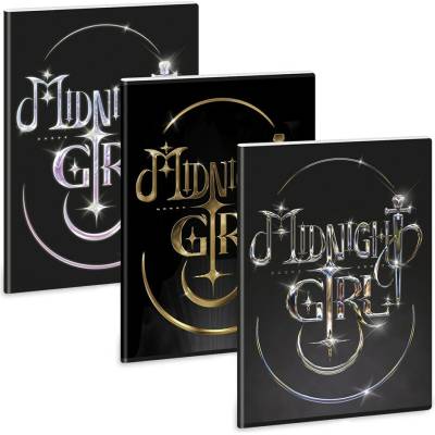 Ars Una Zošit s kockovaným vzorom A4 so sponou Extra Midnight Girl