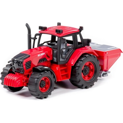 wiky Traktor Belarus s přívěsem na hnojení