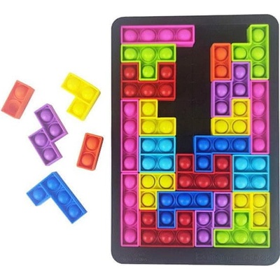 Pop It Tetris antistresová stavebnice – Zboží Dáma