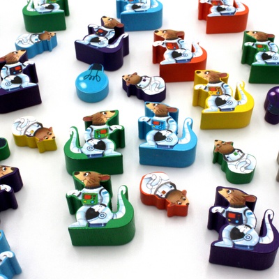 Meeple Stickers samolepky pro first rat