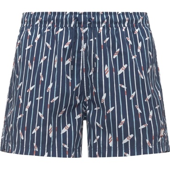 K-Way Мъжки бански слипове K-Way Hazel Graphic Beach Swim brief - Graphic Surf and Stripes (050-2433-0411)