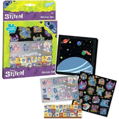 Stitch dárkový box se samolepkami