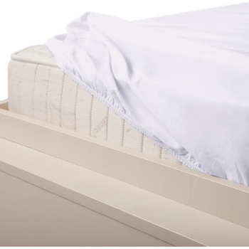 VITAPUR Чаршаф с ластик Vitapur VIENNA, 180X200+30см, бял (1585)