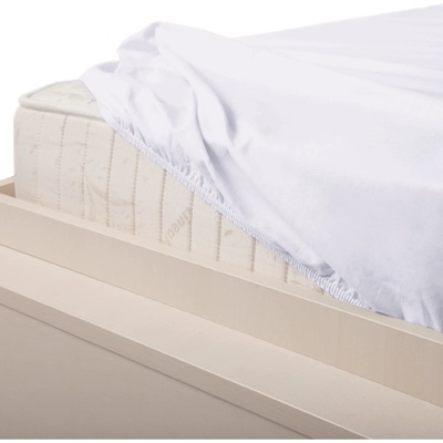 VITAPUR Чаршаф с ластик Vitapur VIENNA, 180X200+30см, бял (1585)