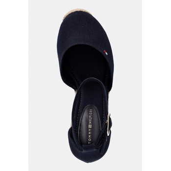 Tommy Hilfiger еспадрили със скосена пларформа дамски FLAG HIGH WEDGE ESPAD CLOSED TOE (FW0FW09225)