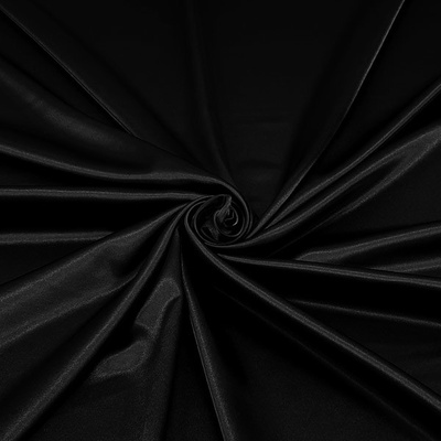 Satén ENDLESS čierny, š.145
