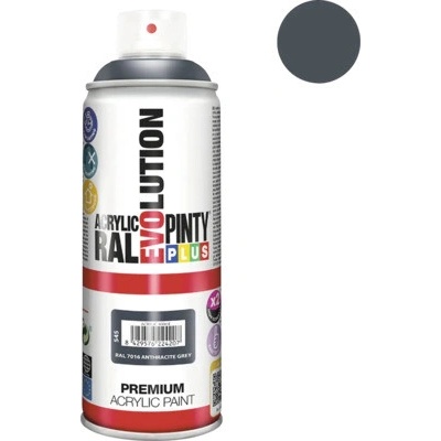 Pintyplus Evo farba v spreji 400 ml RAL 7016 antracitová sivá