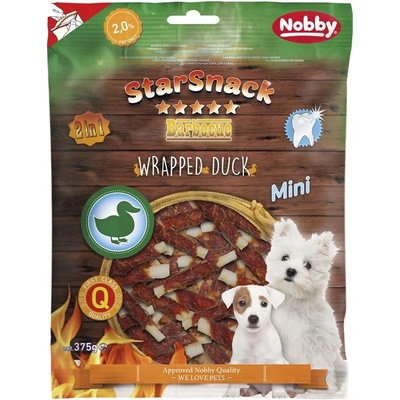 Nobby StarSnack Wrapped Duck MINI žuvačky 375 g