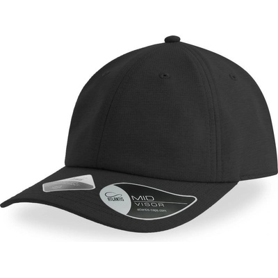 Atlantis Headwear Energy 6 panelová baseballová COT-33015600299 Černá