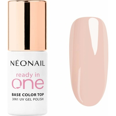 NEONAIL Ready In One 3in1 UV Gel Polish gélový lak na nechty s diamantovým práškom odtieň 03 One Apricot 7.2 ml