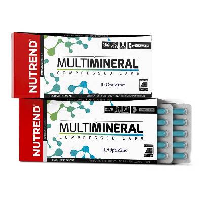 Nutrend Multimineral Compressed Caps 60 kapslí