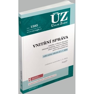 ÚZ č. 1585 - Vnitřní správa