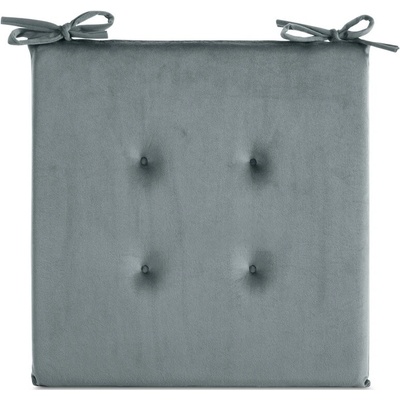 Takoy Sametový podsedák GAJA s ozdobným prošíváním a praktickými šňůrkami-HF-463970 | 40 x 40 cm